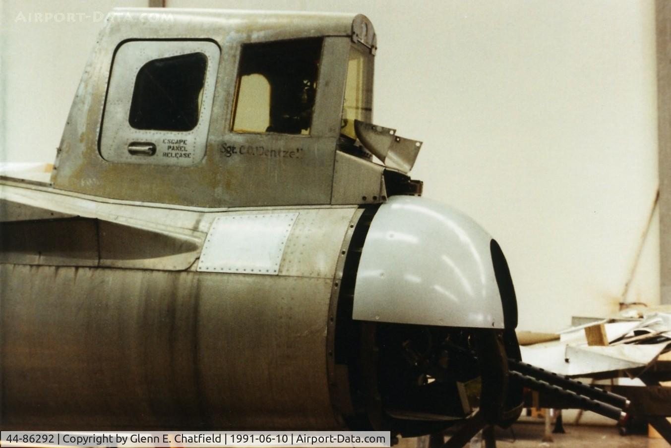 44-86292, 1944 Boeing B-29-45-MO Superfortress C/N Not found 44-86292, B-29A Enola Gay at the Paul Garber Restoration Facility of the National Air & Space Museum