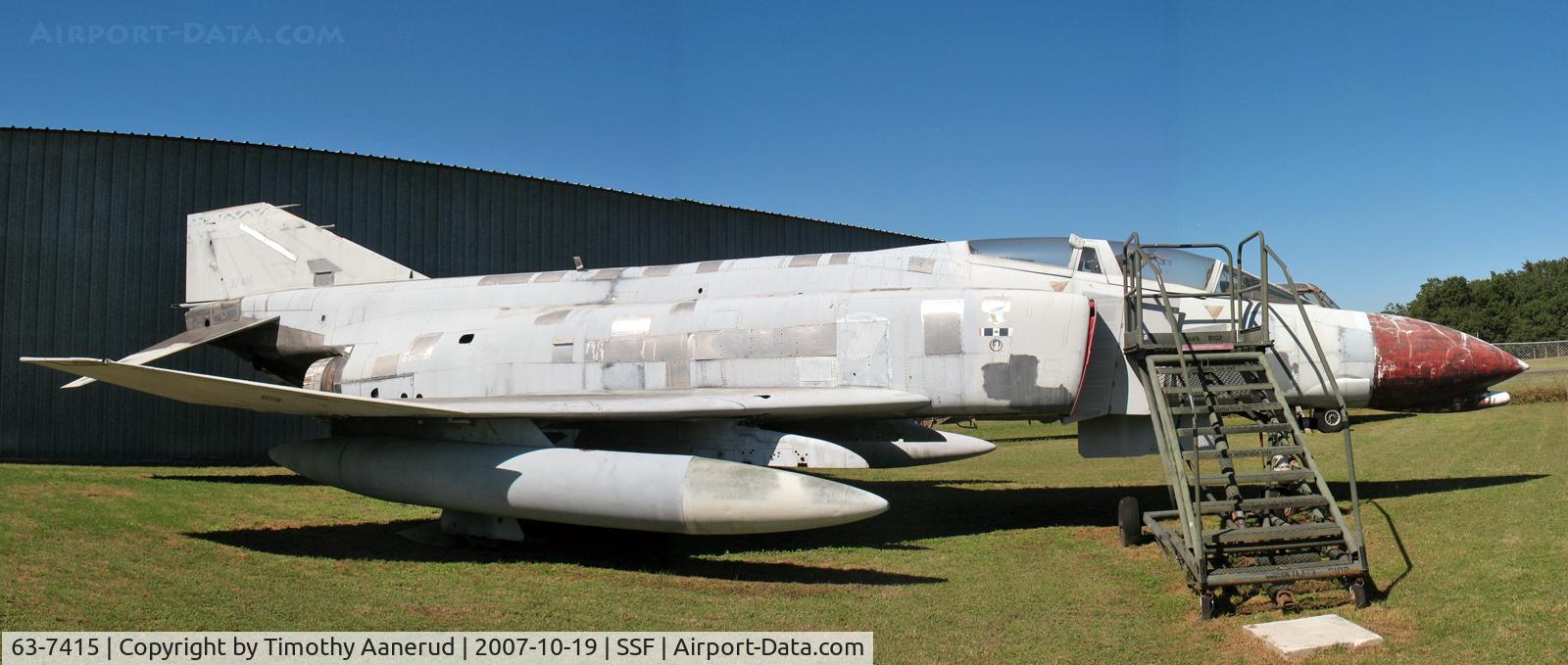 63-7415, 1963 McDonnell F-4C Phantom II C/N 342, McDonnell F-4C-15-MC Phantom, Texas Air Museum, 63-7415, photo stitched from 3 images