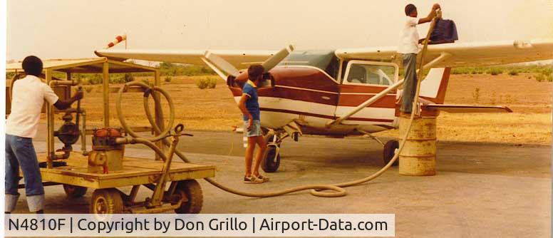 N4810F, 1967 Cessna TU206A Turbo Super Skywagon C/N U206-0510, Tambcounda Africa - During its mapping days in Africa - we ferried this plane to west africa where it stayed for almost 2 years - we mapped portions of Gambia and Senegal