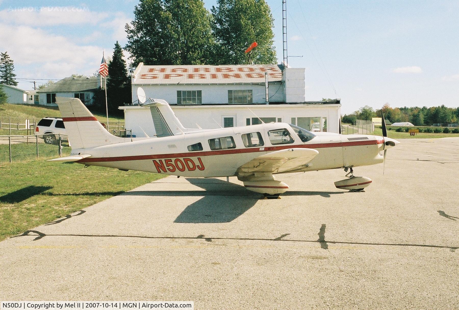 N50DJ, 1981 Piper PA-32-301T Saratoga C/N 32-8124021, Parked @ Harbor Springs Airport (MGN)