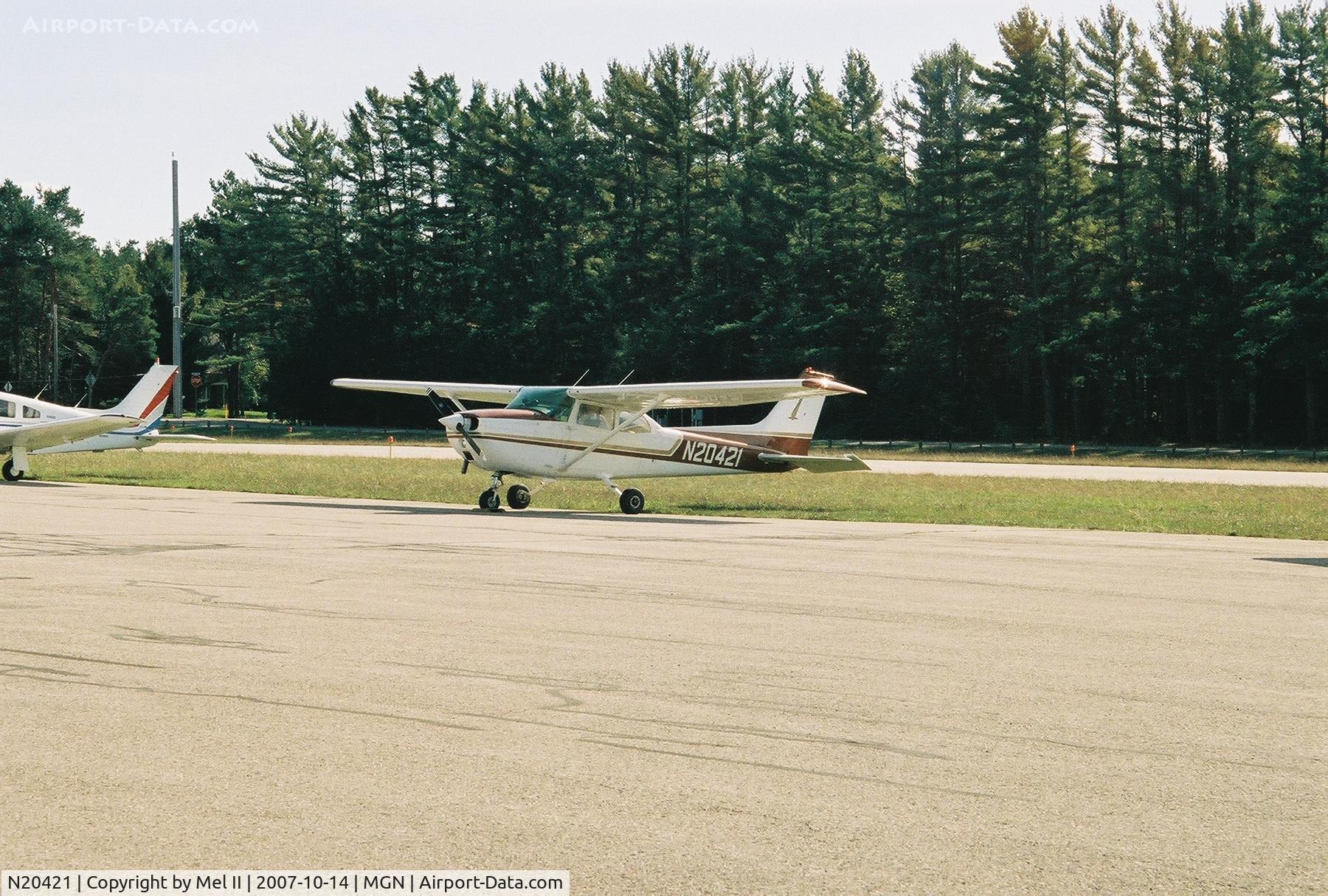 N20421, 1972 Cessna 172M C/N 17261276, Parked @ Harbor Springs Airport (MGN)