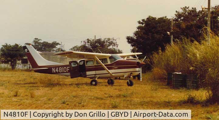 N4810F, 1967 Cessna TU206A Turbo Super Skywagon C/N U206-0510, Banjul Gambia 1984