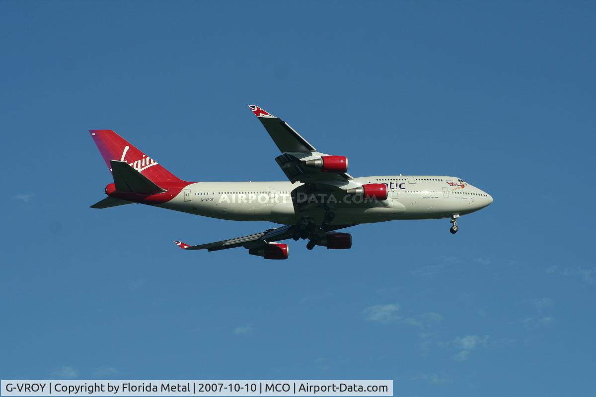 G-VROY, 2001 Boeing 747-443 C/N 32340, Virgin