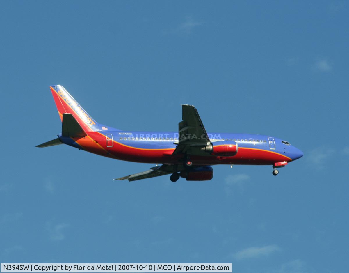 N394SW, 1994 Boeing 737-3H4 C/N 27380, Southwest