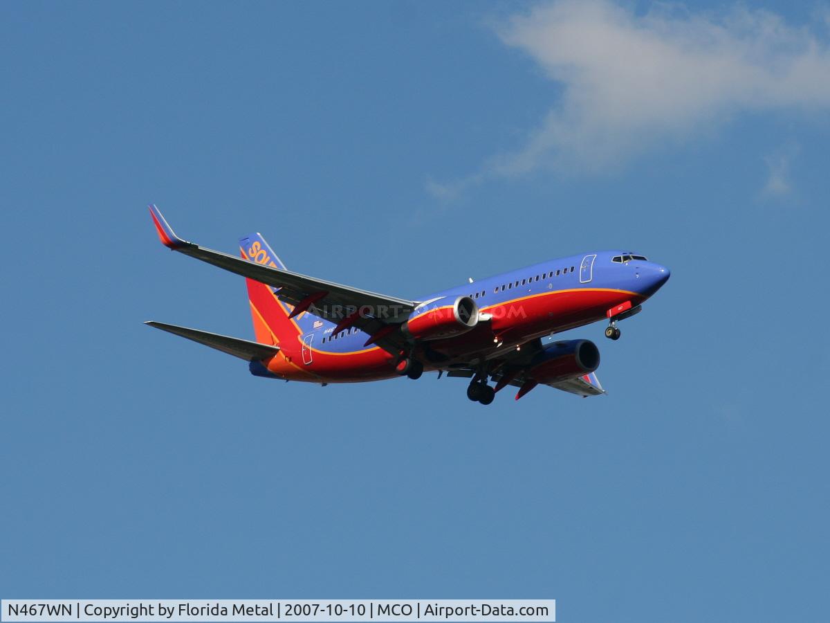 N467WN, 2004 Boeing 737-7H4 C/N 33830, Southwest