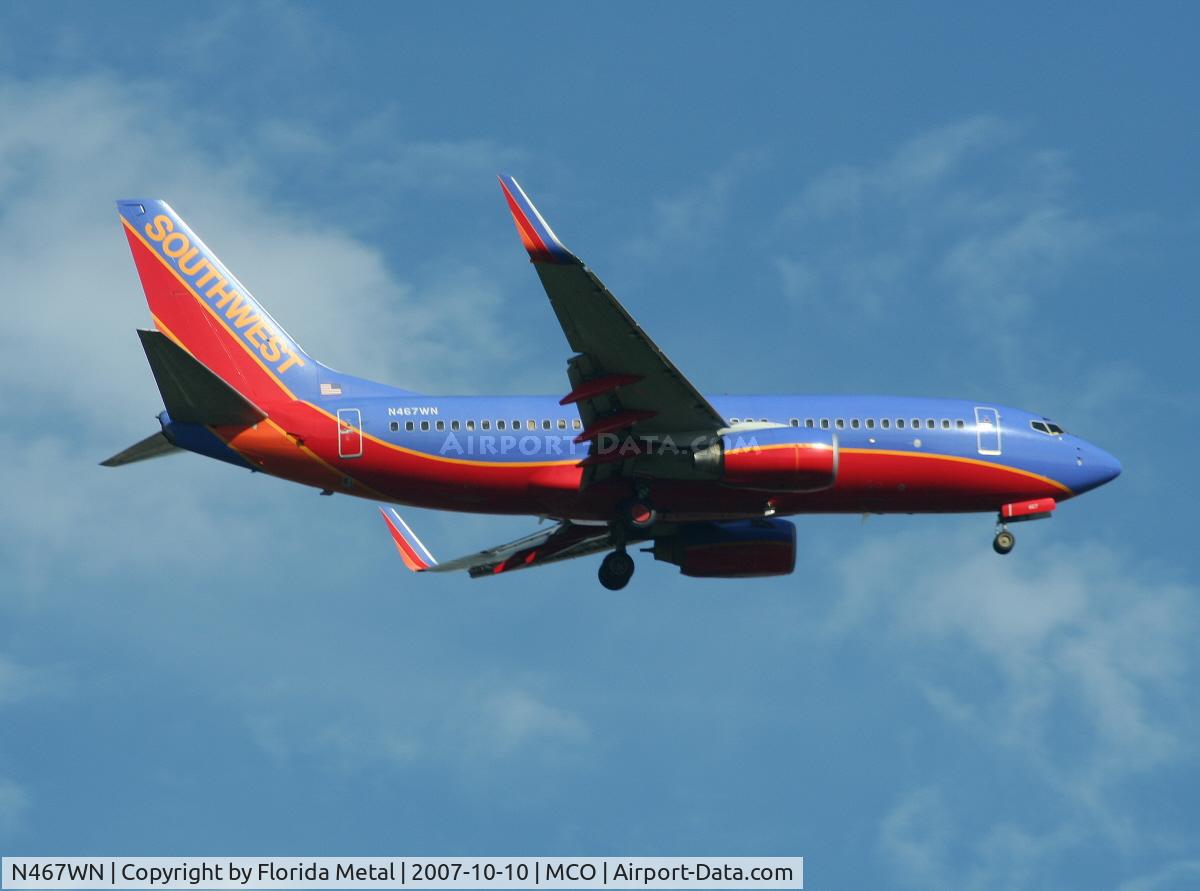 N467WN, 2004 Boeing 737-7H4 C/N 33830, Southwest