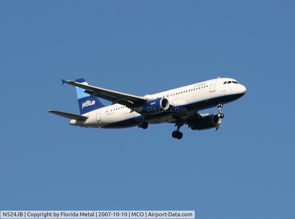 N524JB, 2001 Airbus A320-232 C/N 1528, Jet Blue