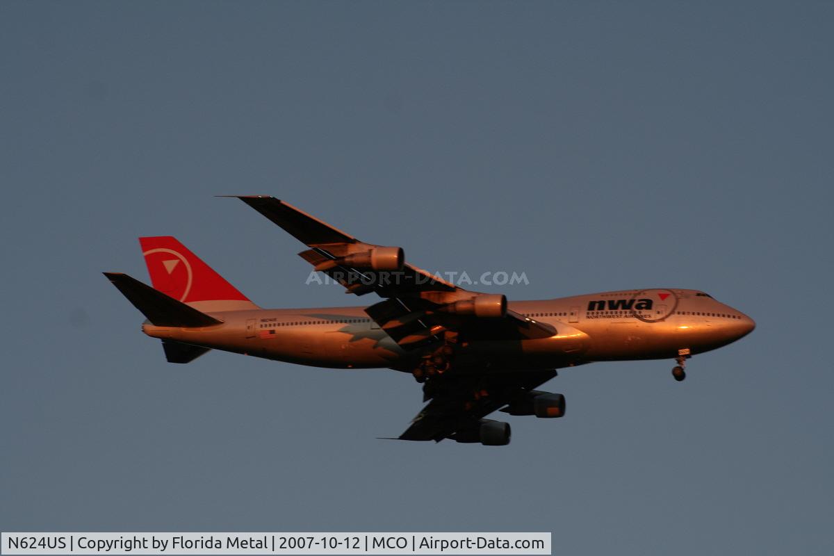 N624US, 1979 Boeing 747-251B C/N 21706, Northwest
