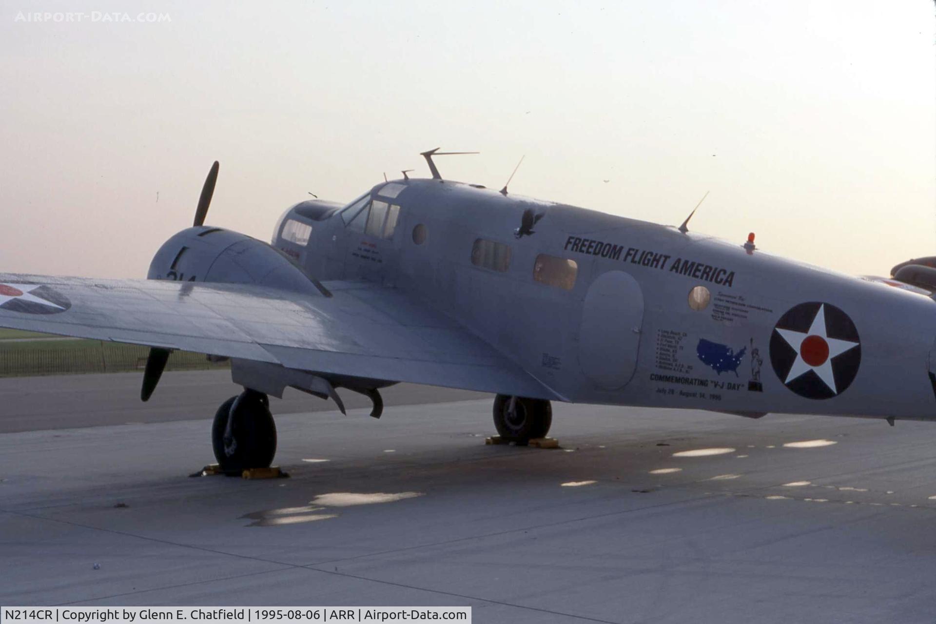 N214CR, 1958 Beech AT-11 Kansan C/N 912, At the Freedom Flight gathering