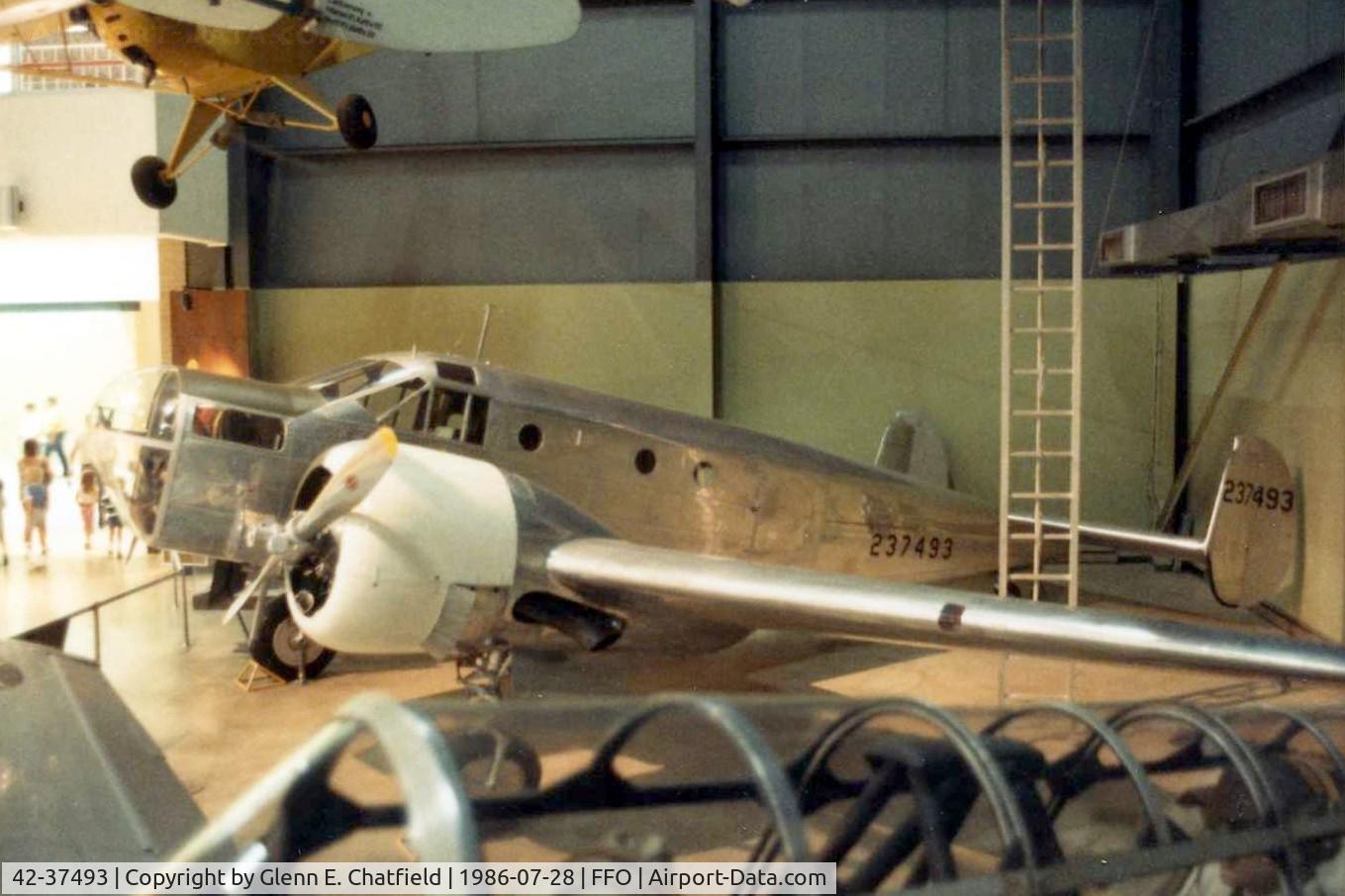 42-37493, 1942 Beech AT-11 Kansan C/N 4086, AT-11 at the National Museum of the U.S. Air Force