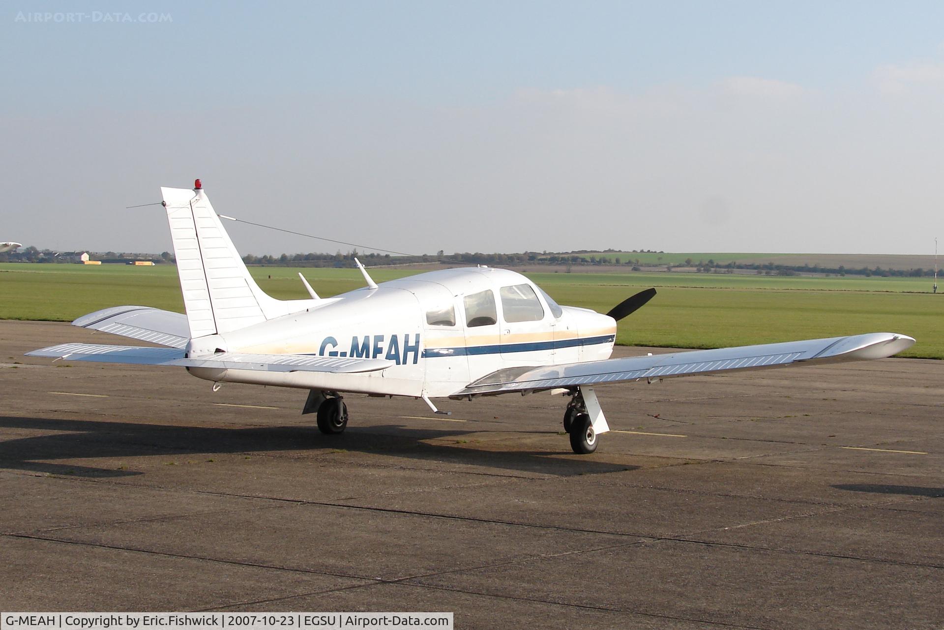 G-MEAH, 1974 Piper PA-28R-200 Cherokee Arrow C/N 28R-7435104, 2. G-MEAH at Duxford