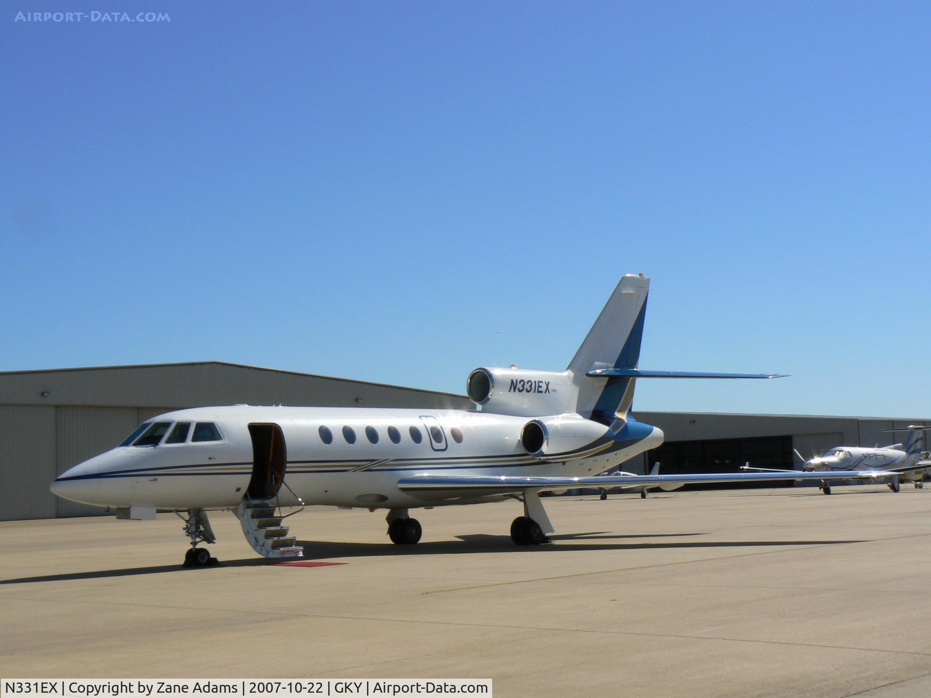 N331EX, 2003 Dassault Falcon 50 C/N 331, On the ramp at Arlington Muni