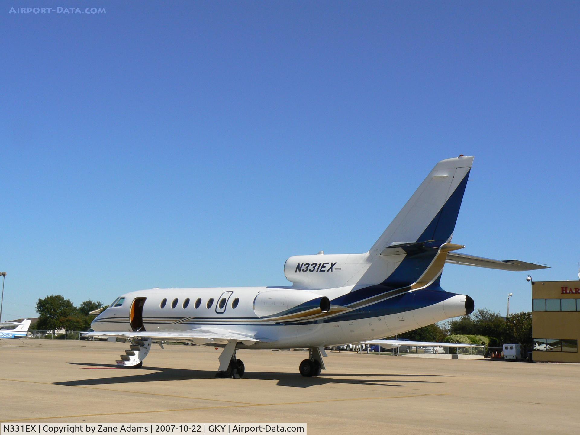 N331EX, 2003 Dassault Falcon 50 C/N 331, On the ramp at Arlington Muni