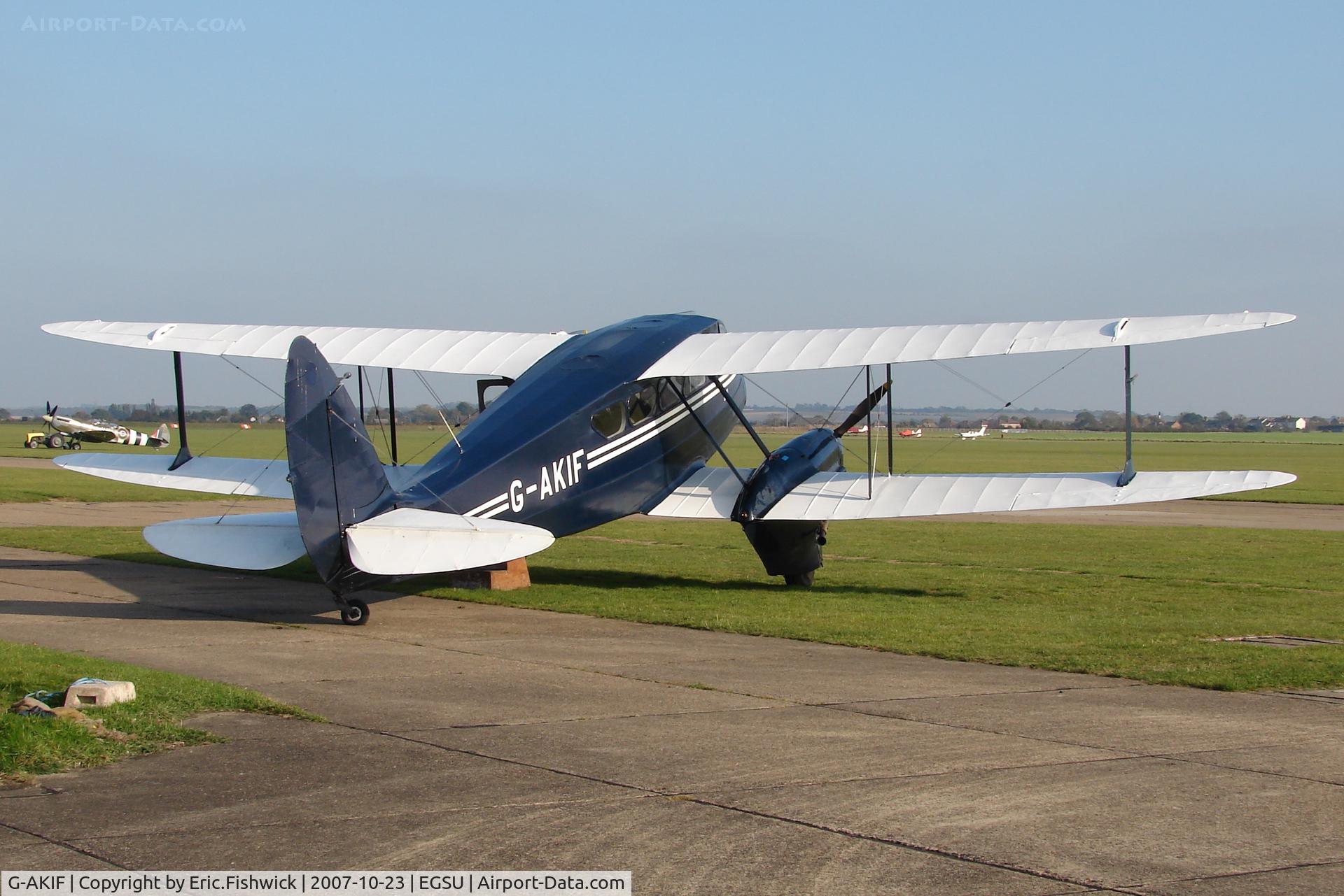 G-AKIF, 1944 De Havilland DH-89A Dominie/Dragon Rapide C/N 6838, 2. G-AKIF at Duxford