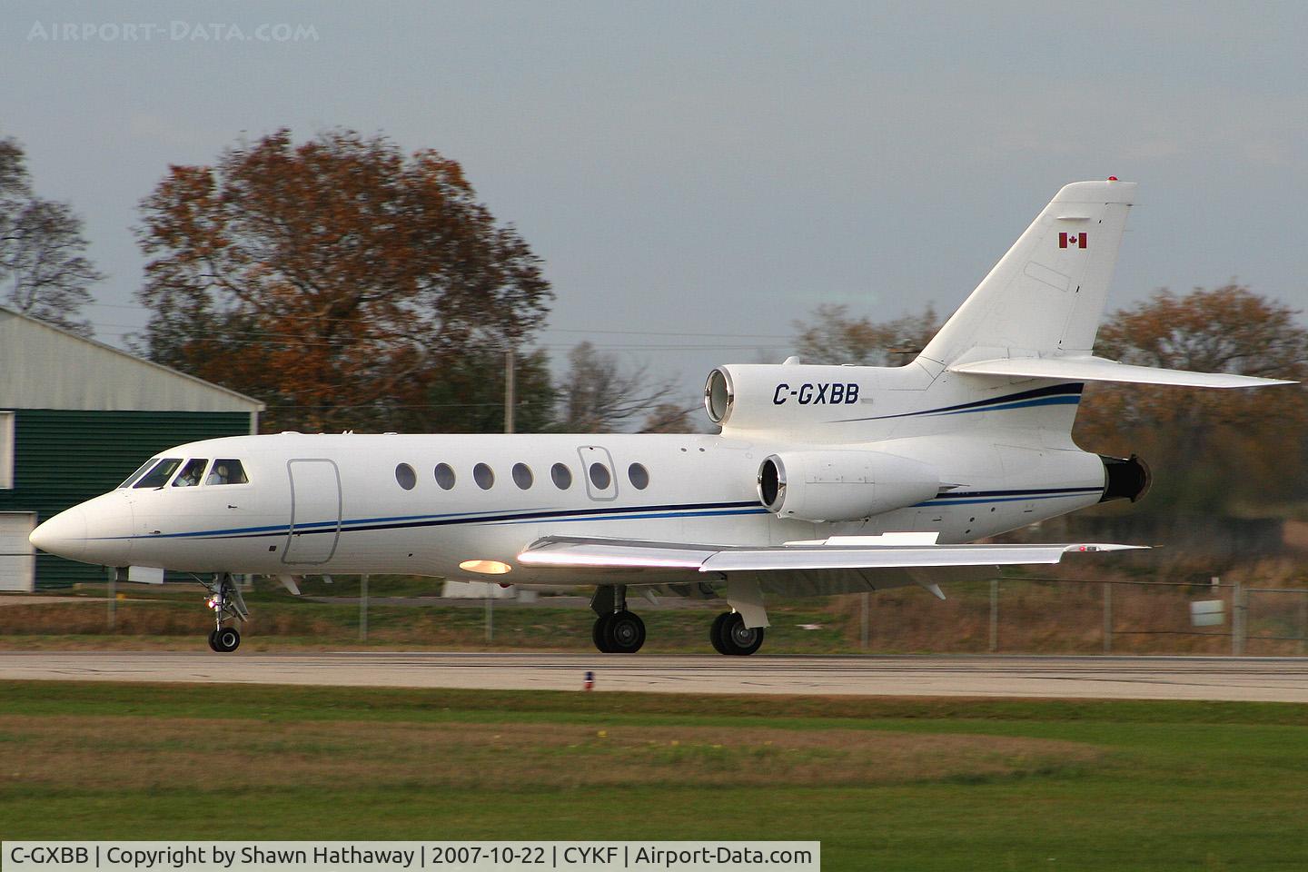 C-GXBB, 1999 Dassault Falcon 50EX C/N 278, Taking Off Runway 25