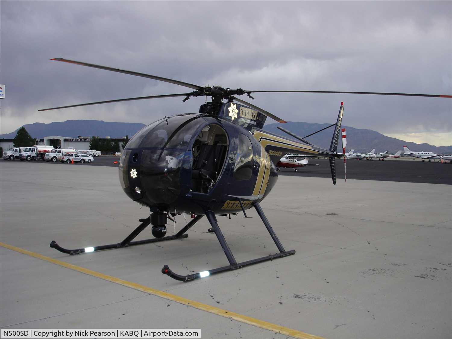 N500SD, 1976 Hughes 369HS C/N 1160870S, Bernalillo County Sheriff's Department Hughes 369 Helicopter