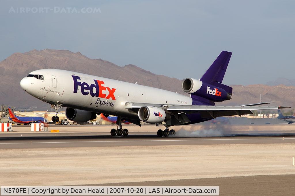 N570FE, 1980 McDonnell Douglas DC-10-10F C/N 47829, FedEx 