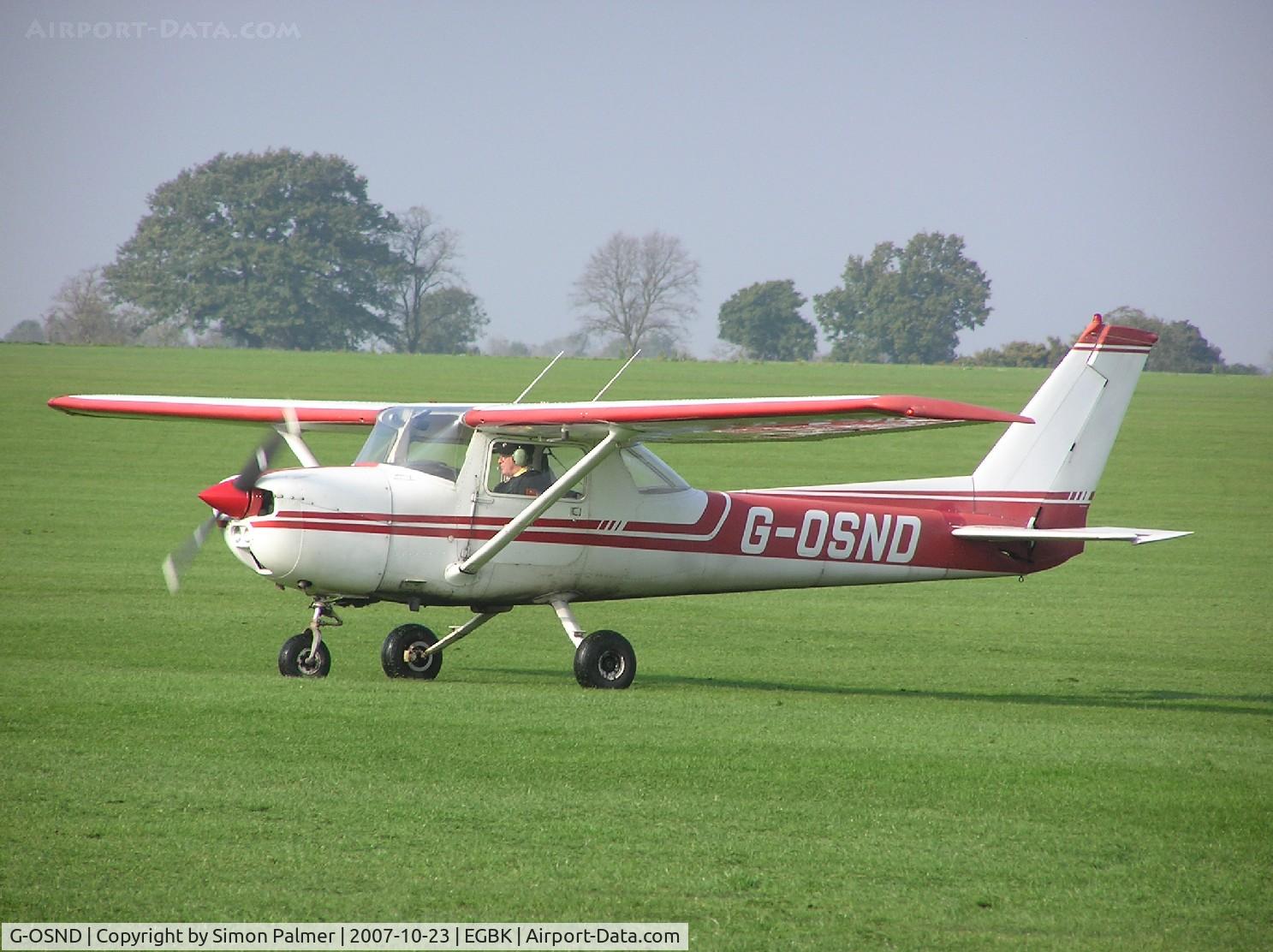 G-OSND, 1975 Reims FRA150M Aerobat C/N 0272, Cessna FRA150 visiting Sywell