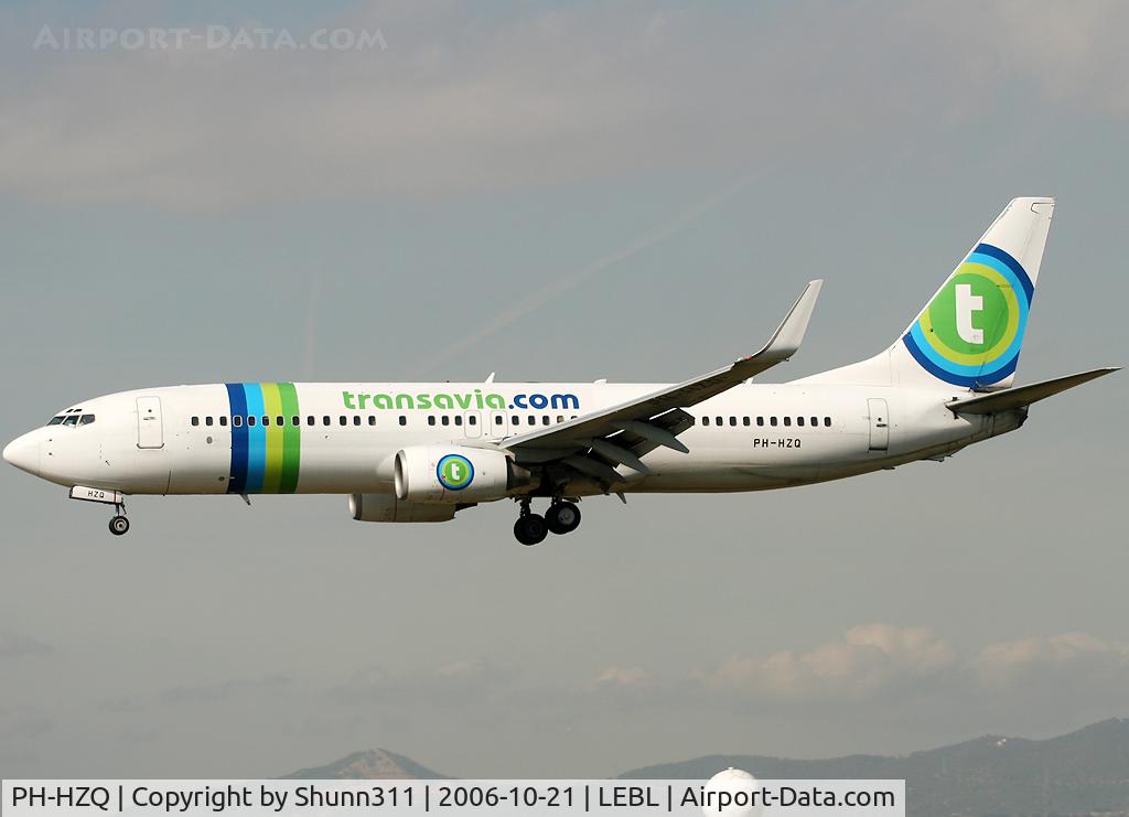 PH-HZQ, 2000 Boeing 737-8BG C/N 32354, Landing rwy 25L