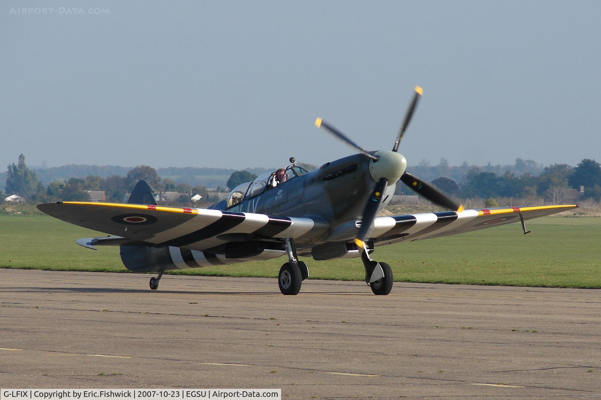 G-LFIX, 1944 Supermarine 509 Spitfire LF.IX (T.IX) C/N CBAF.8463, 3. Grace Spitfire at Duxford