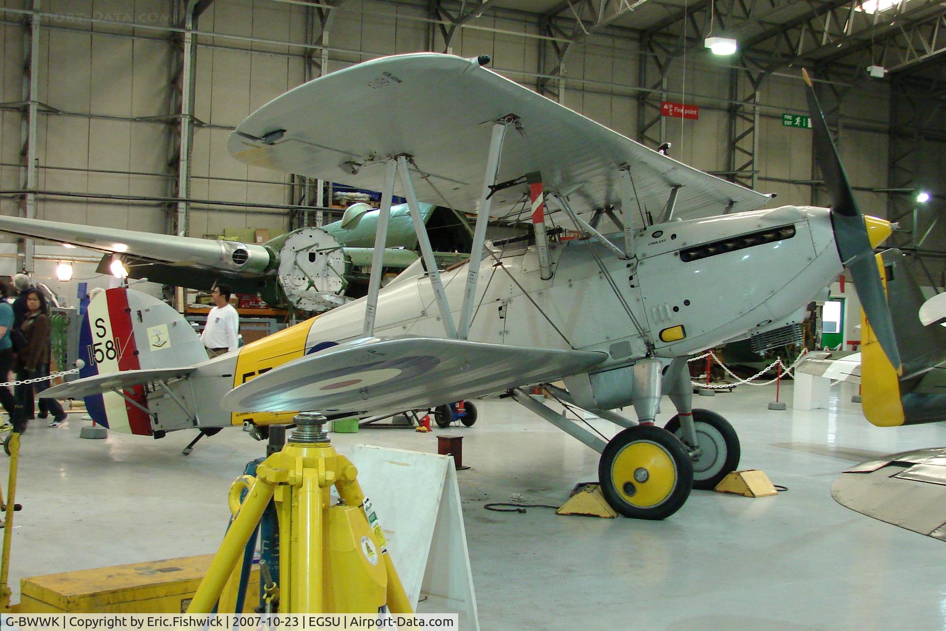 G-BWWK, 1932 Hawker Nimrod I C/N 41H-43617, 4. The Nimrod at Duxford (The Fighter Collection)