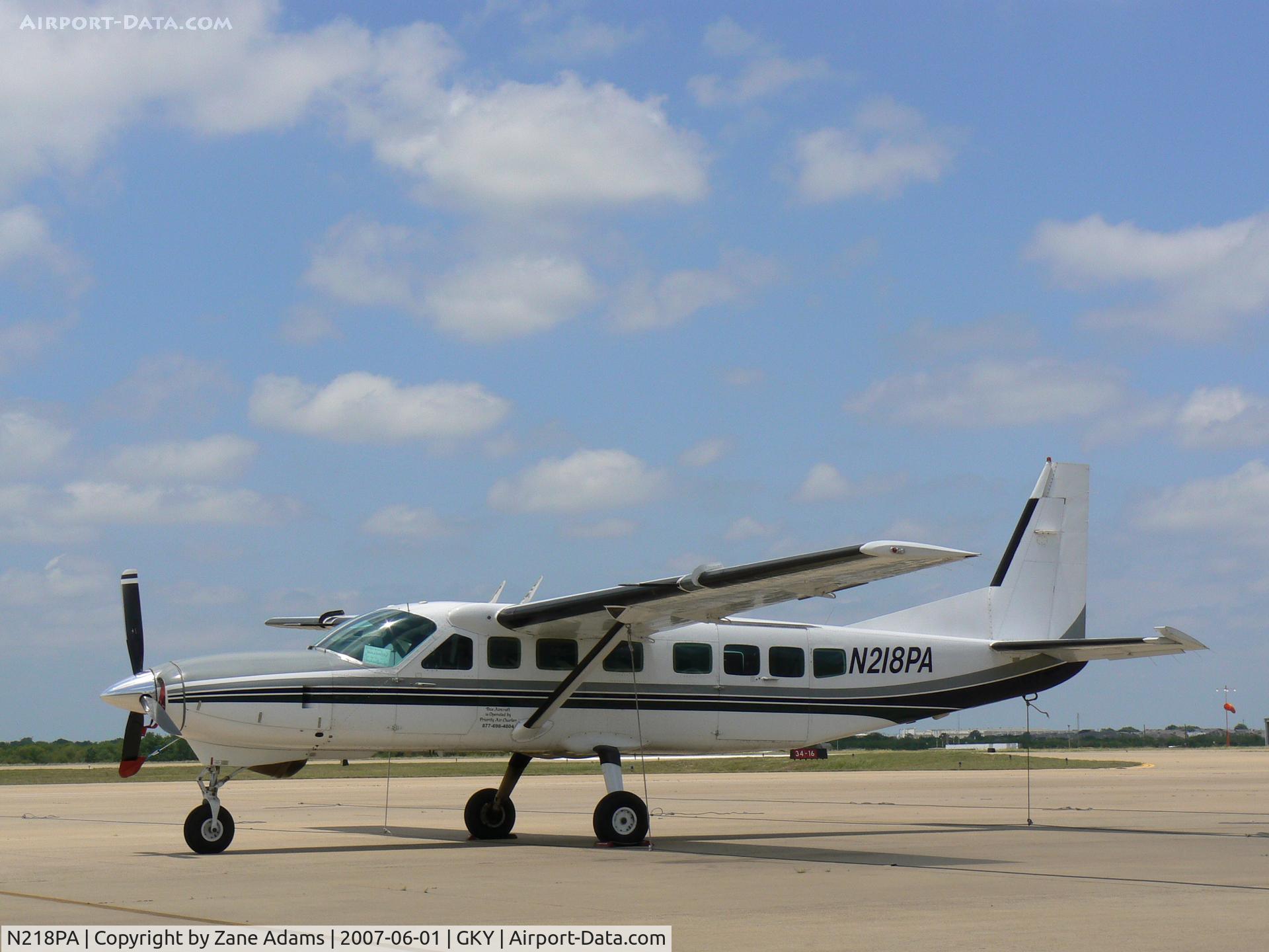 N218PA, 1992 Cessna 208B C/N 208B0306, On the ramp at Arlington Muni
