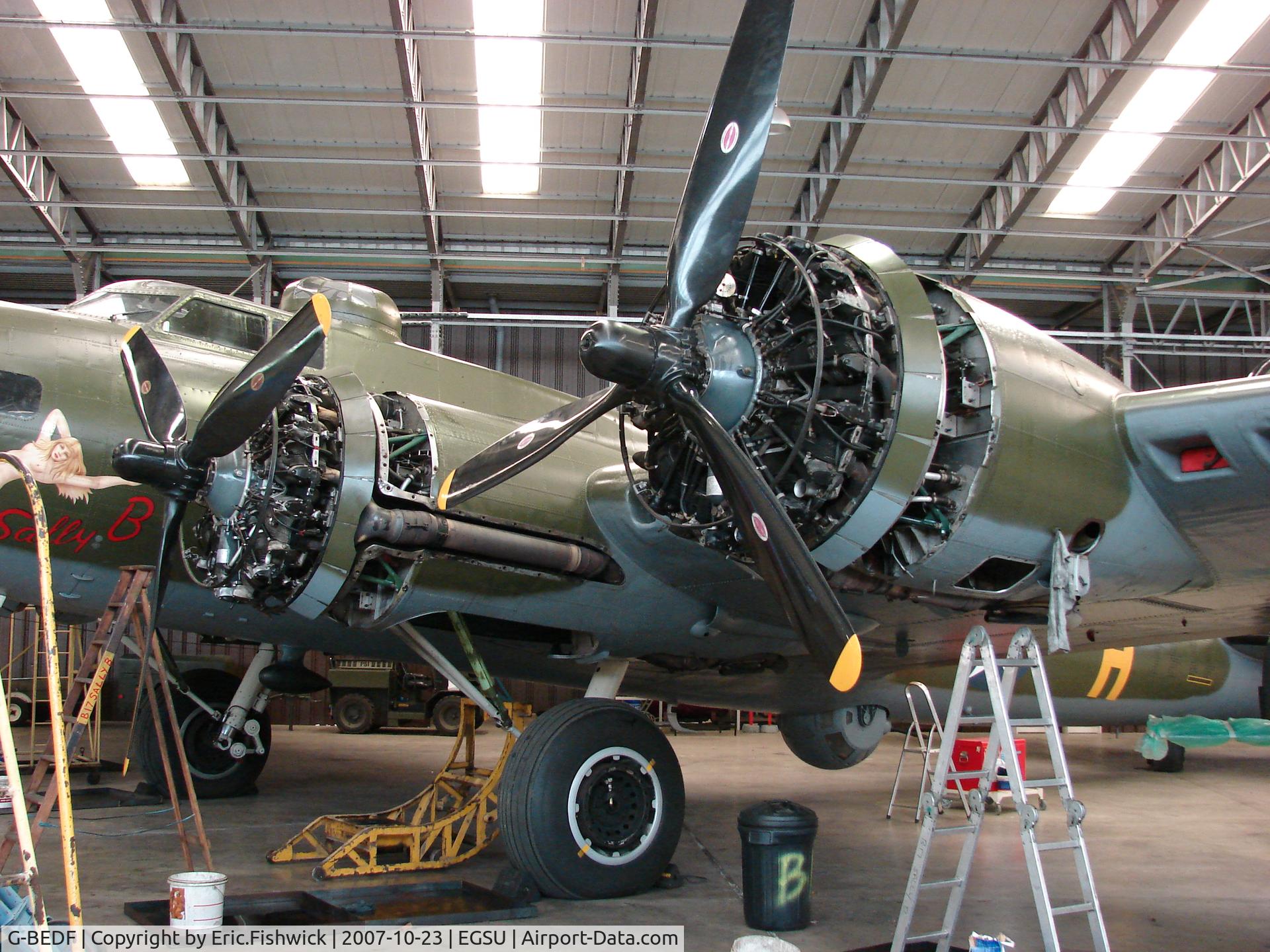 G-BEDF, 1944 Boeing B-17G Flying Fortress C/N 8693, 4. 'Sally B' at Duxford