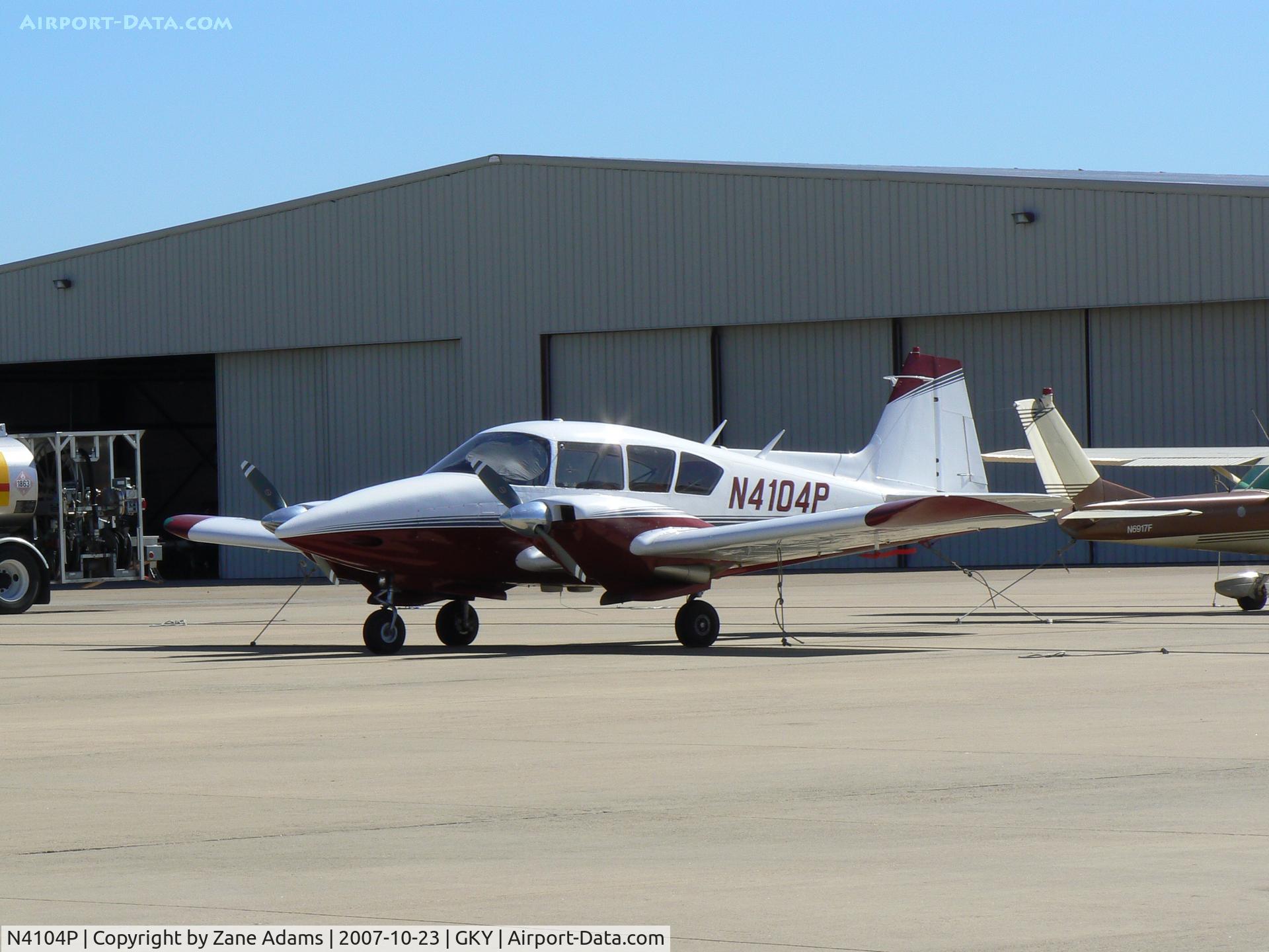 N4104P, 1959 Piper PA-23-160 Apache C/N 23-1584, On the ramp at Arlington Muni