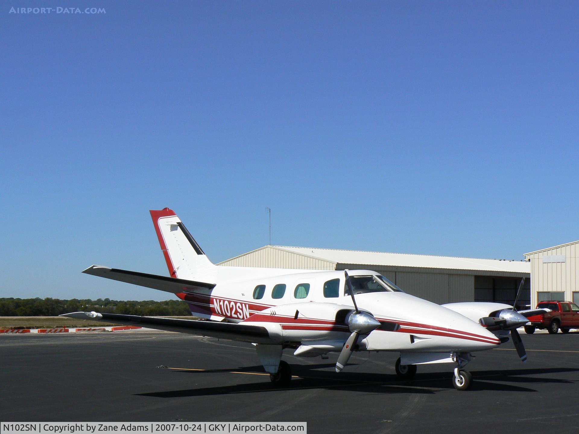 N102SN, 1973 Beech A60 C/N P-217, At Arlington Muni