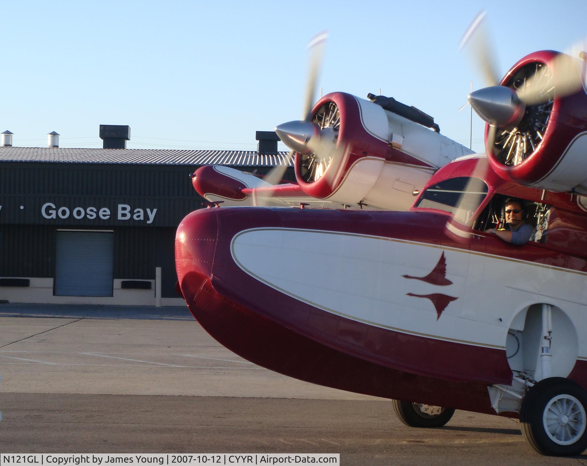 N121GL, 1944 Grumman G-21A Goose C/N B-49, Grumman Goose at Goose Bay, Canada