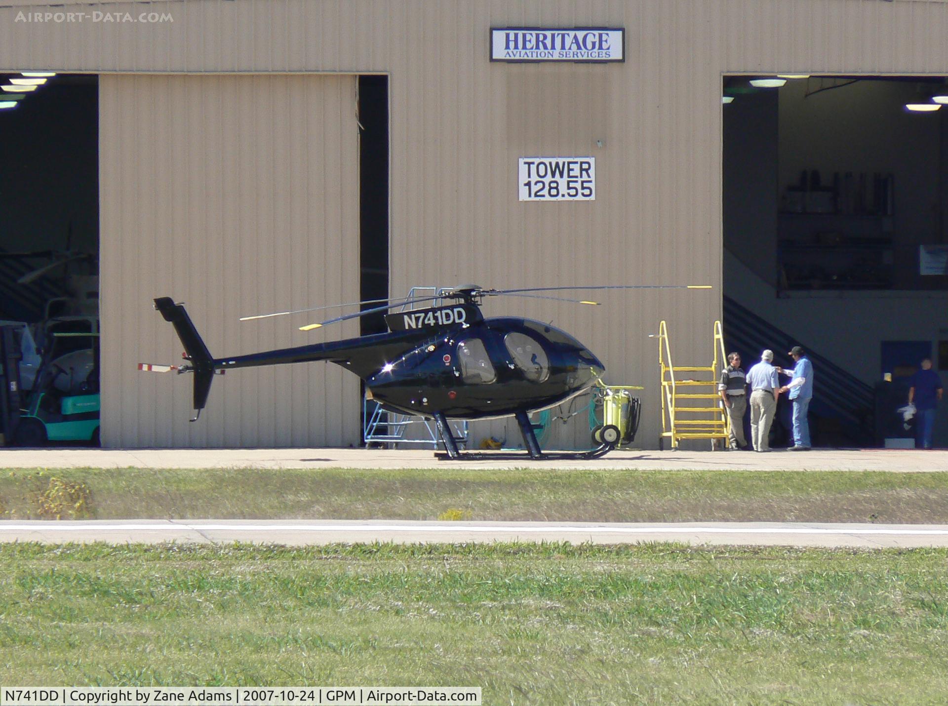 N741DD, 2007 McDonnell Douglas 369FF C/N 0147FF, New helo at the mod shop...