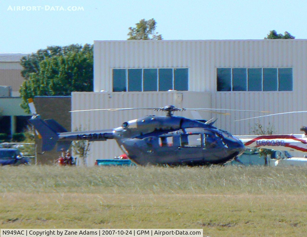 N949AC, 2007 Eurocopter-Kawasaki EC-145 (BK-117C-2) C/N 9111, On the ramp at American Eurocopter Plant, Grand Prairie, TX