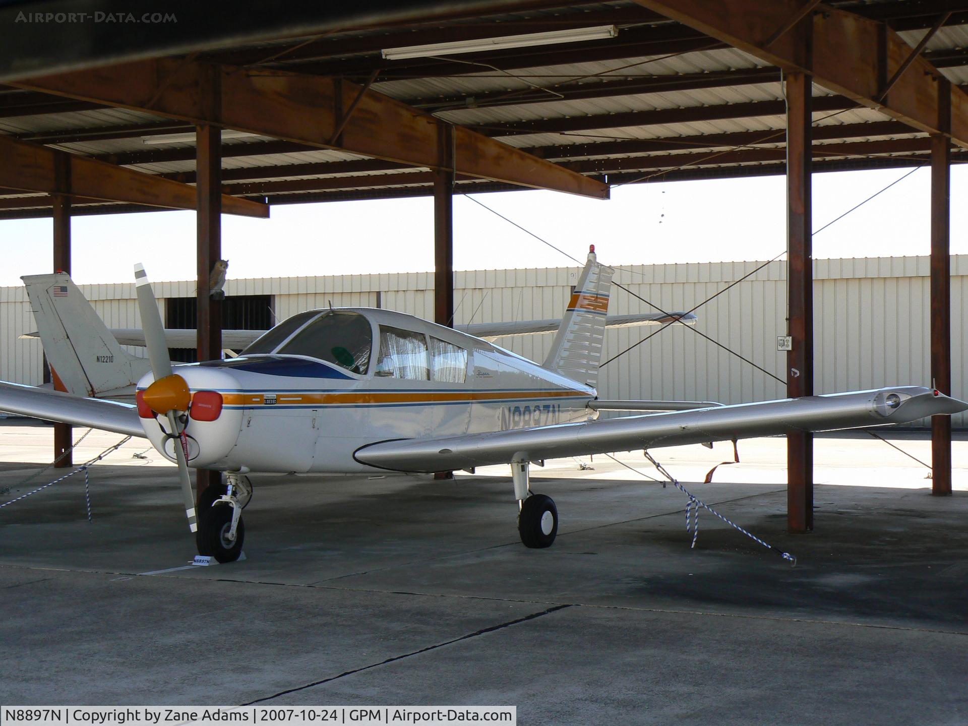 N8897N, 1969 Piper PA-28-140 C/N 28-25761, In the hanger at Grand Prairie Muni