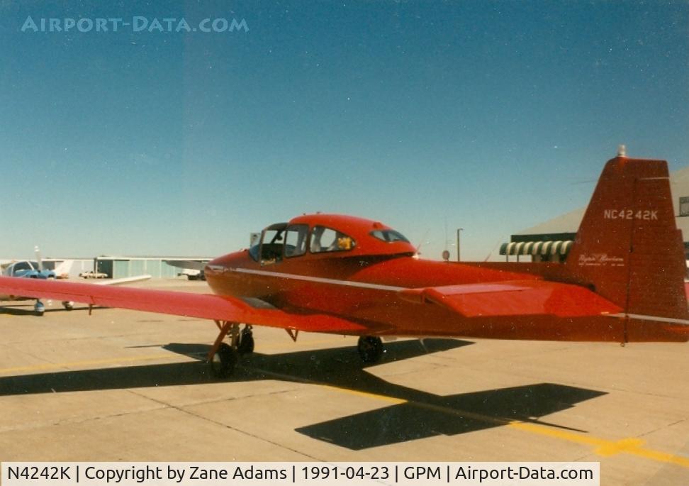 N4242K, 1948 Ryan Navion C/N NAV-4-1242, On the ramp at Grand Prairie Muni