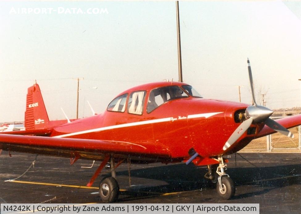 N4242K, 1948 Ryan Navion C/N NAV-4-1242, On the ramp at Arlington Muni