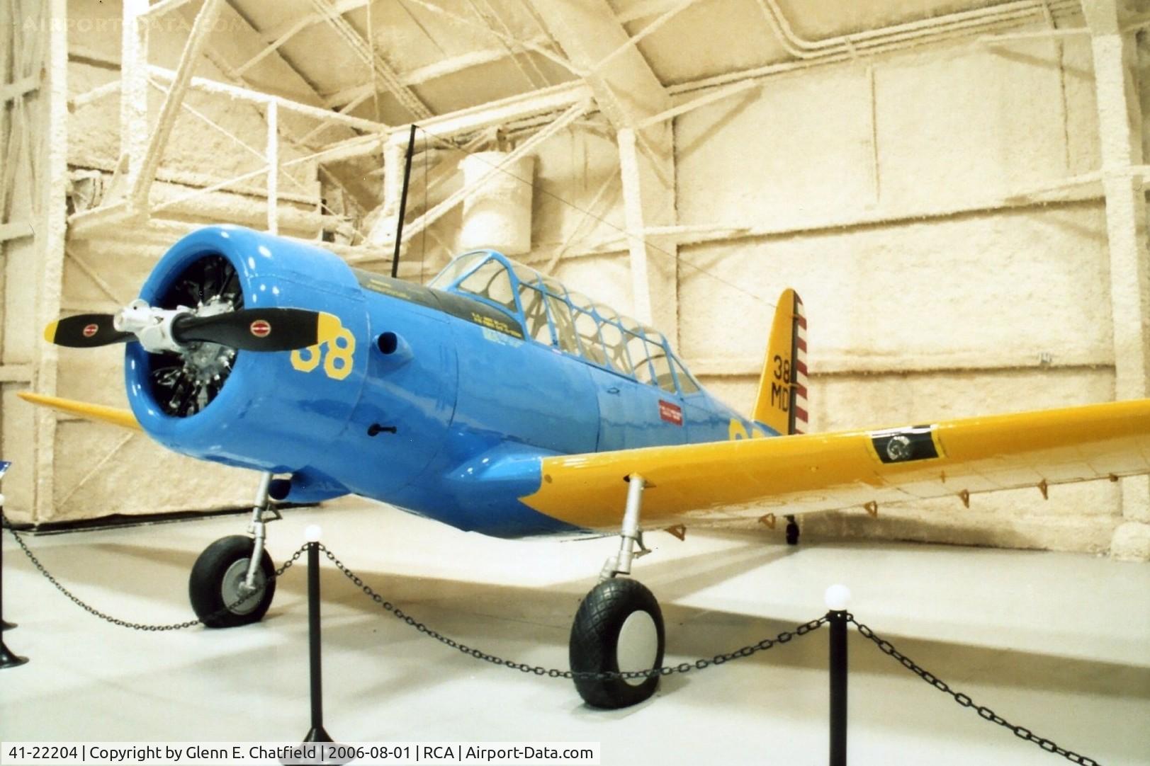 41-22204, 1941 Vultee BT-13A Valiant C/N 74-6124, BT-13A at the South Dakota Air & Space Museum