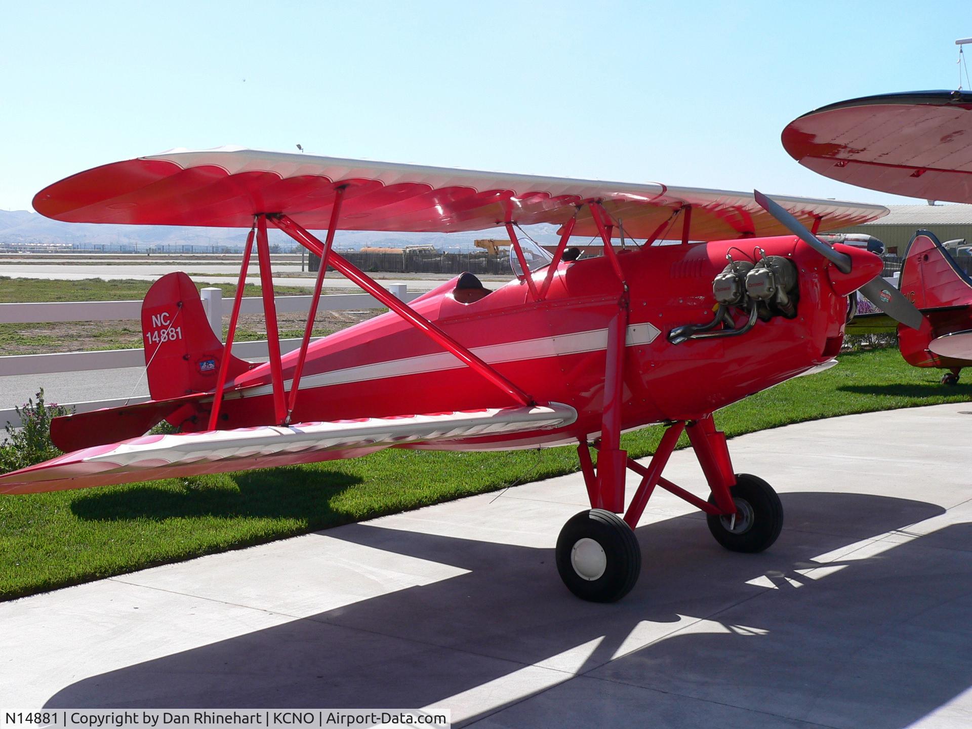 N14881, 1936 Rose Parrakeet A-1 C/N 105, Western Waco Association Fly In