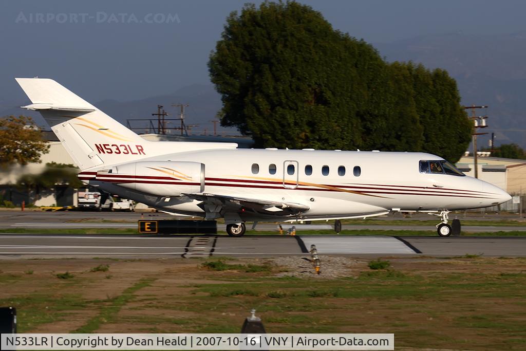 N533LR, 1992 British Aerospace BAe.125-1000A C/N 259033, 1992 BAE125-1000A N533LR starting takeoff roll on RWY 16R enroute to Denver Int'l (KDEN).