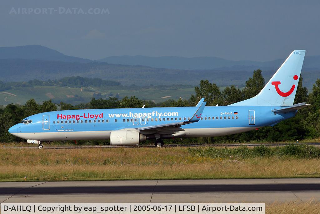D-AHLQ, 2002 Boeing 737-8K5 C/N 32906, taxi on bravo