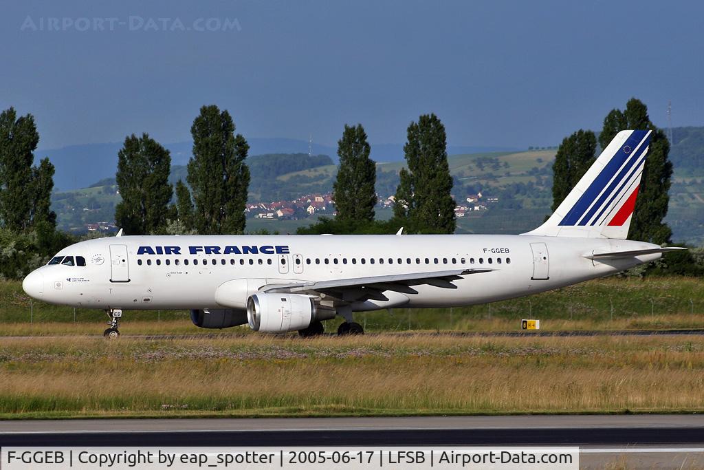 F-GGEB, 1988 Airbus A320-111 C/N 012, taxi on bravo