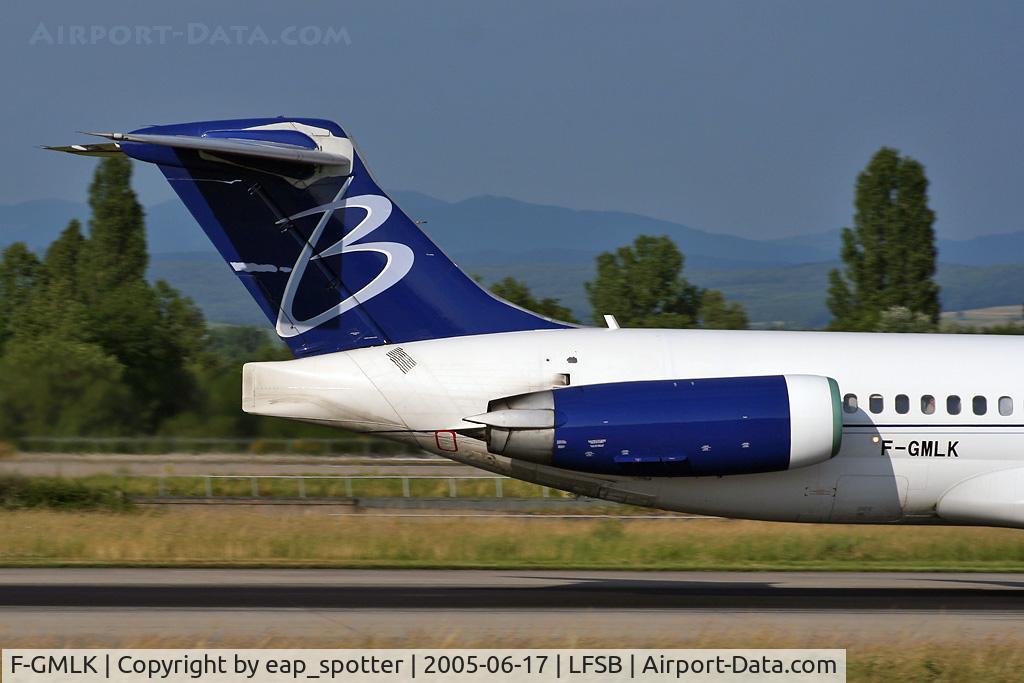 F-GMLK, 1988 McDonnell Douglas MD-83 (DC-9-83) C/N 49672, close-up tail