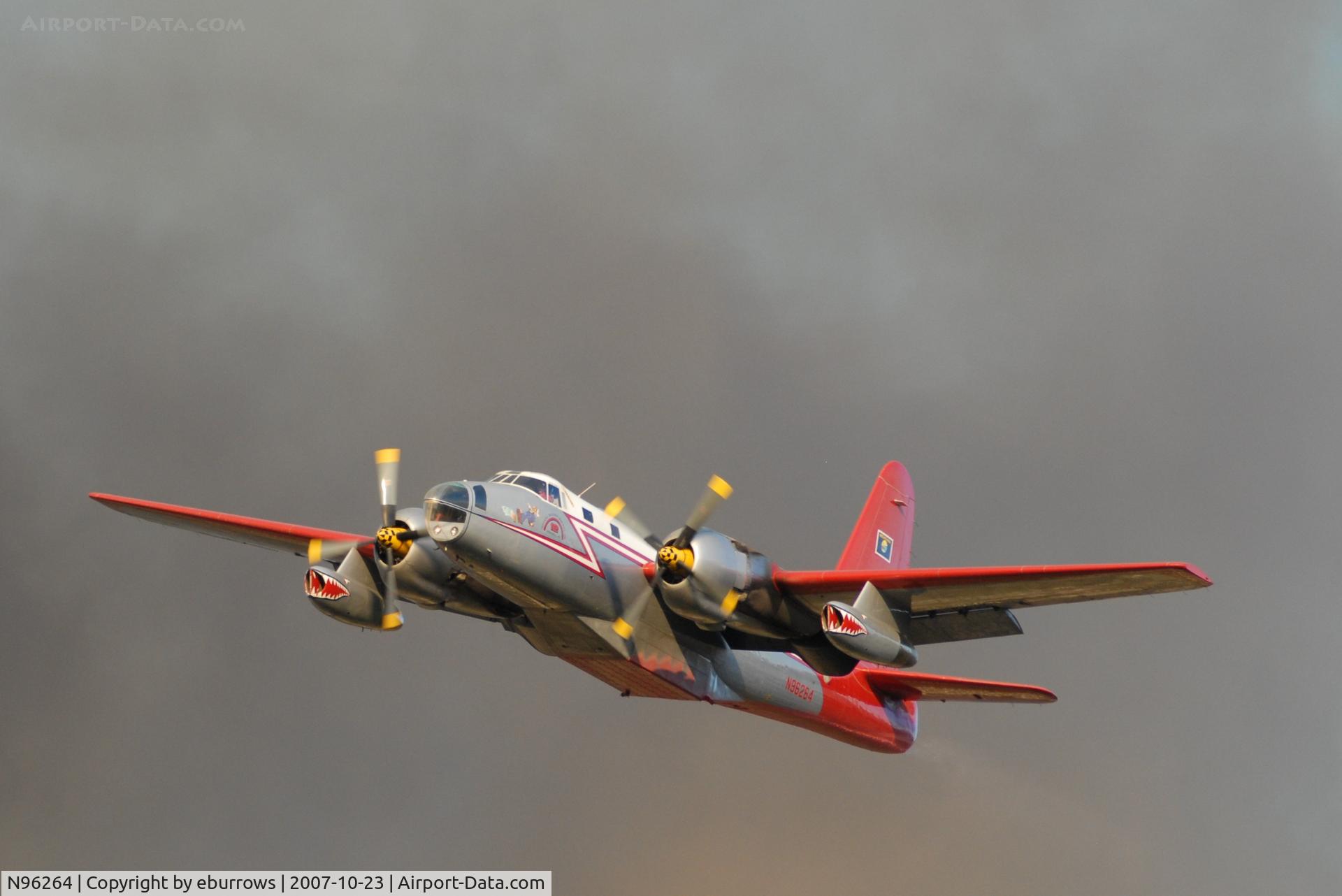 N96264, Lockheed P2V-5F Neptune C/N 426-5192, Neptune Aviation Services, Inc. #12 over Trabuco Canyon, CA