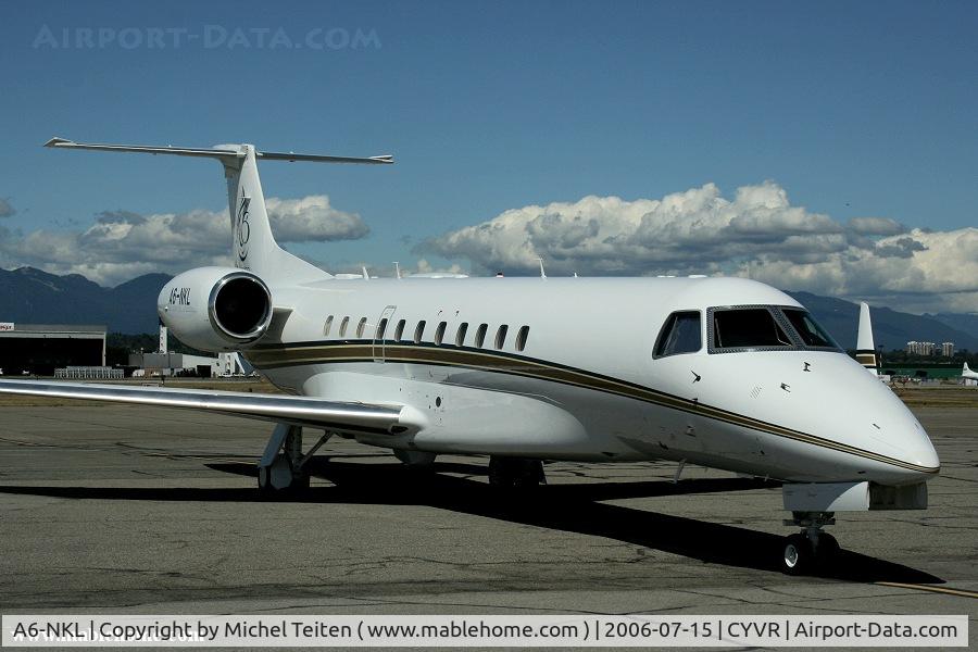 A6-NKL, 2006 Embraer EMB-135BJ Legacy C/N 14500944, Far away from its home, a nice aircraft from Nakheel