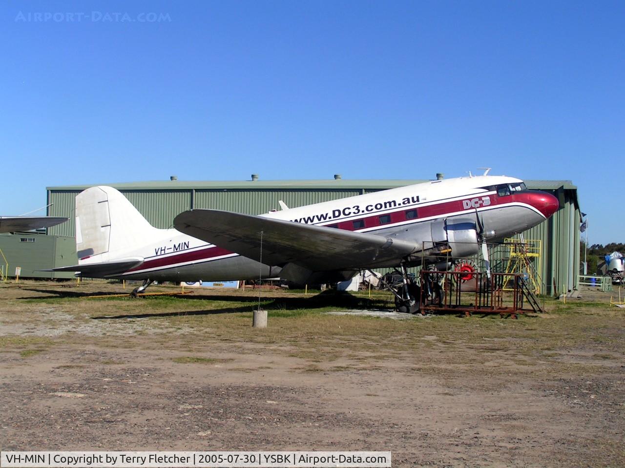 VH-MIN, 1942 Douglas DC3C-S1C3G (C-47A) C/N 13459, Classic aircraft at Bankstown , Sydney , Australia