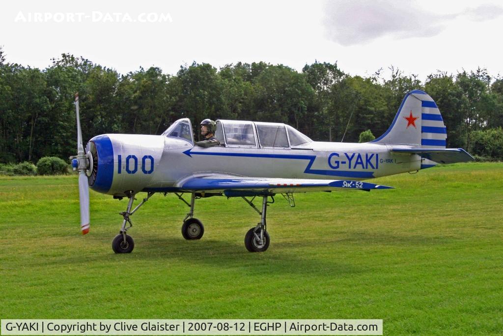 G-YAKI, 1986 Bacau Yak-52 C/N 866904, Registered Owner: YAK ONE LTD
