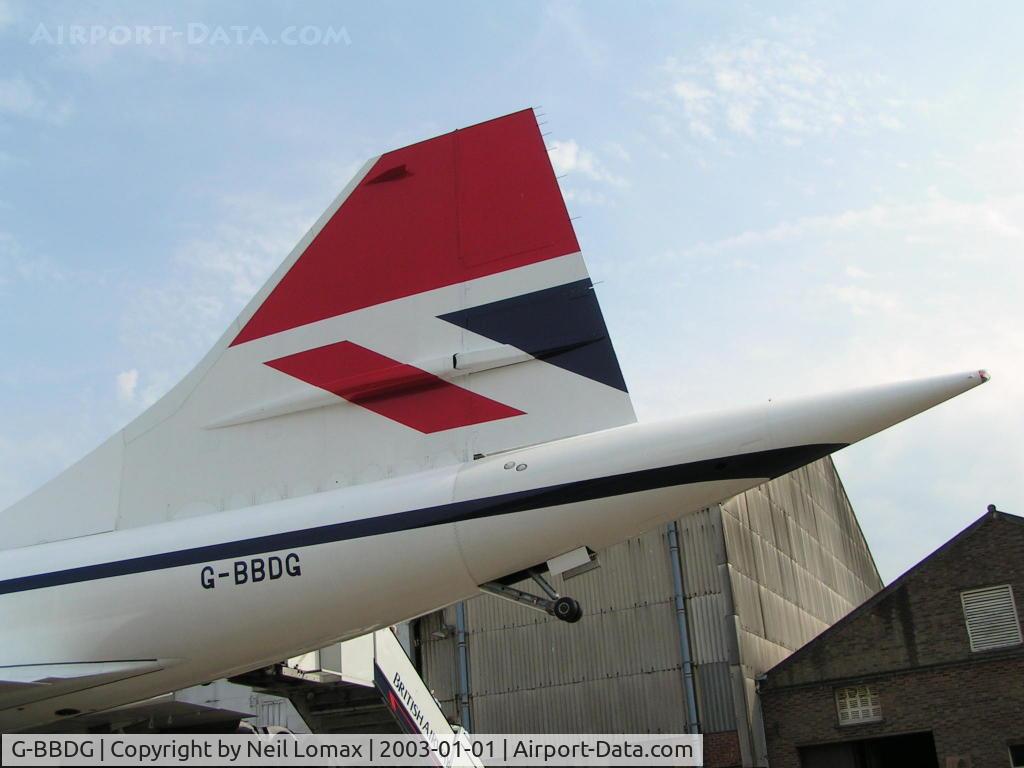 G-BBDG, 1973 BAC Concorde 100 C/N 202, View of the old BA Negus & Negus livery of 1974