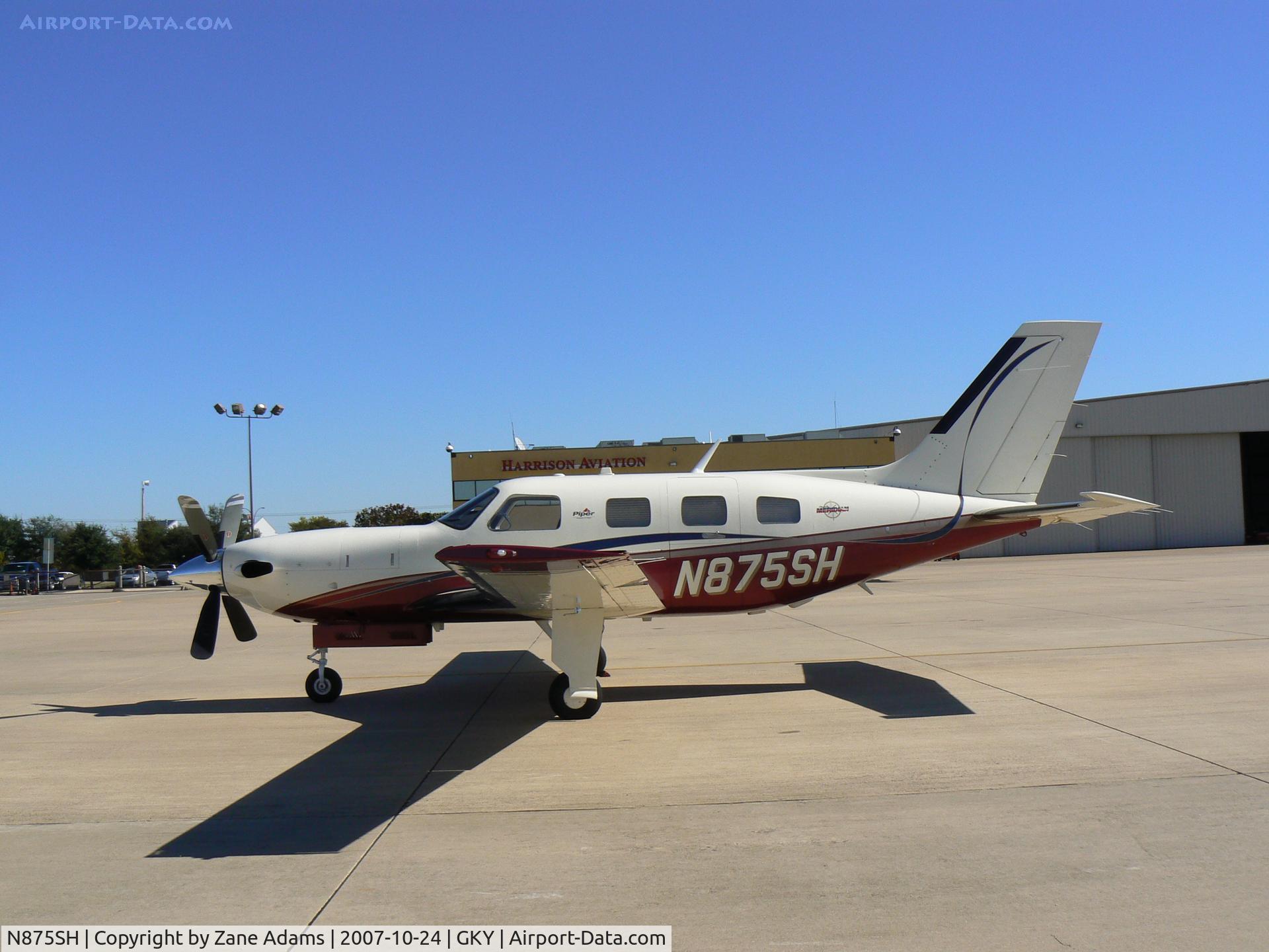 N875SH, 2004 Piper PA-46-500TP C/N 4697174, On the ramp at Arlington Muni