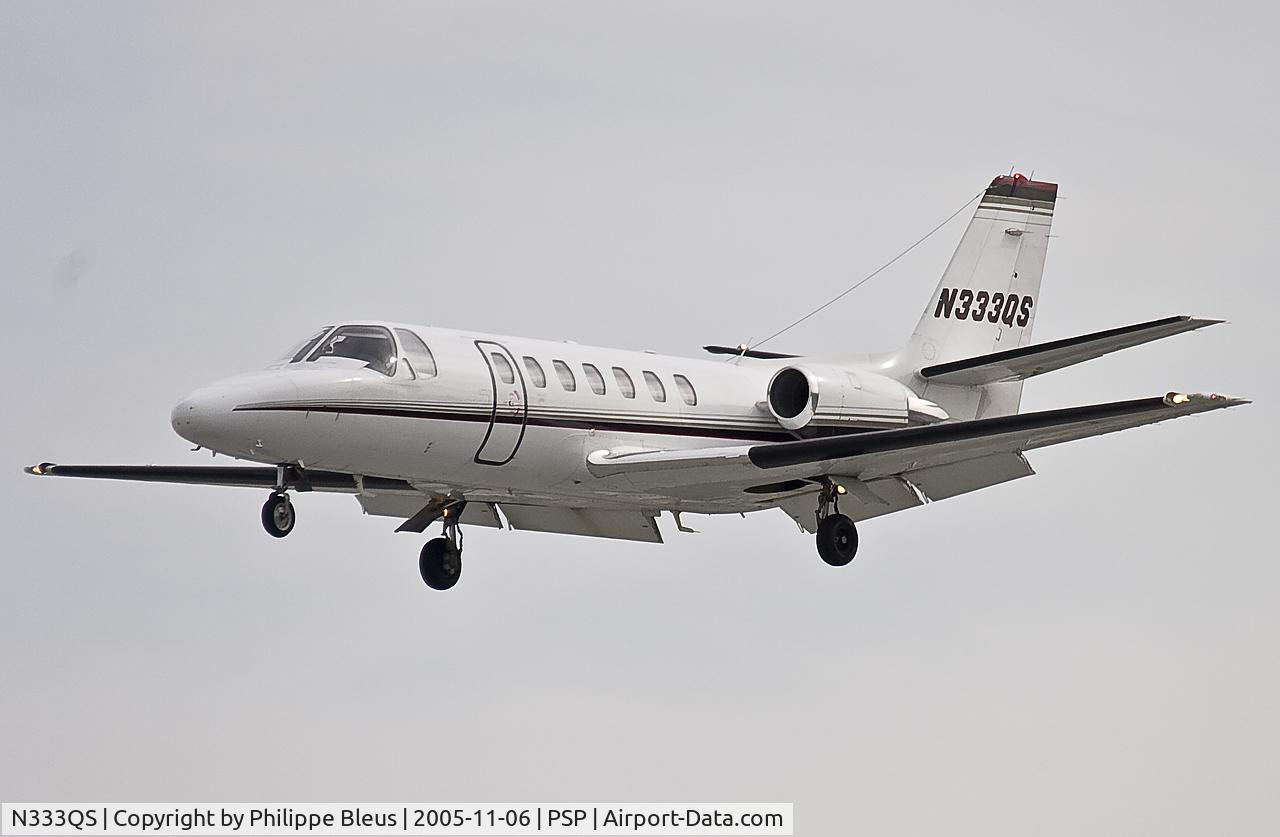 N333QS, 1995 Cessna 560 Citation Ultra C/N 560-0333, Short fina rwy 31L