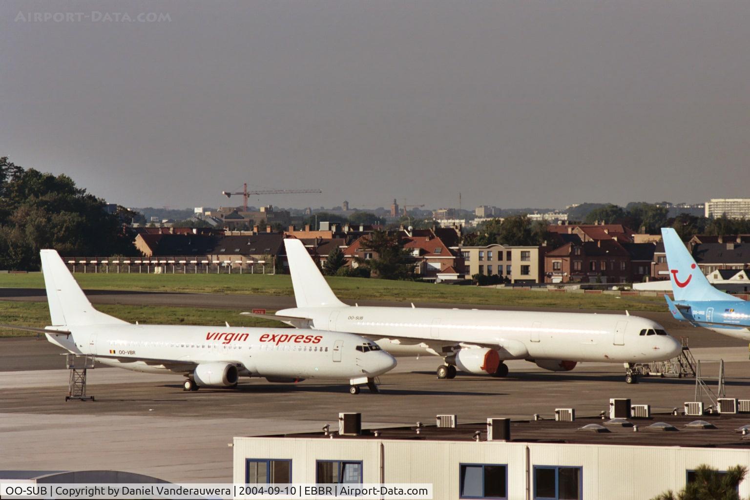 OO-SUB, 1999 Airbus A321-211 C/N 995, parked on Sabena Technics apron