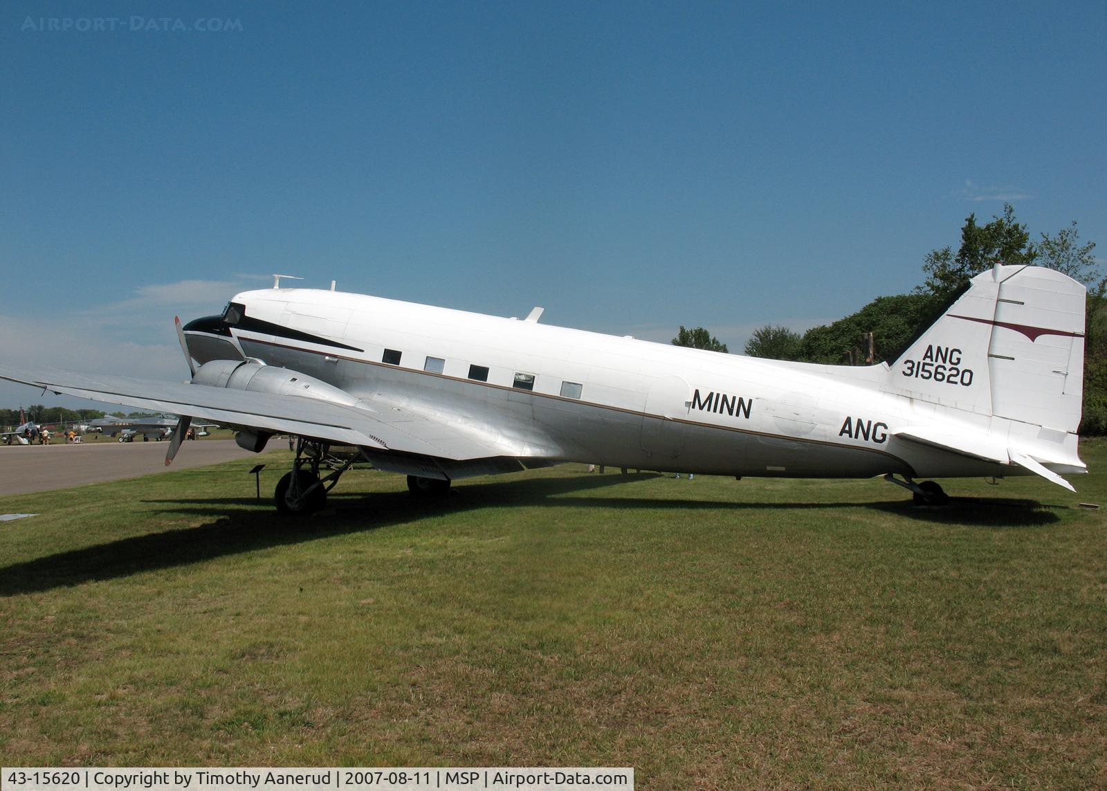 43-15620, 1943 Douglas C-47A Skytrain C/N 20086, Douglas C-47A-85-DL, Minnesota Air National Guard Museum, 43-15620